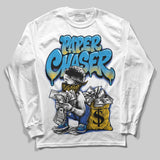 Royal Blue 'Paper Chaser Boy' DopeSkill Graphic Long Sleeve T-Shirt
