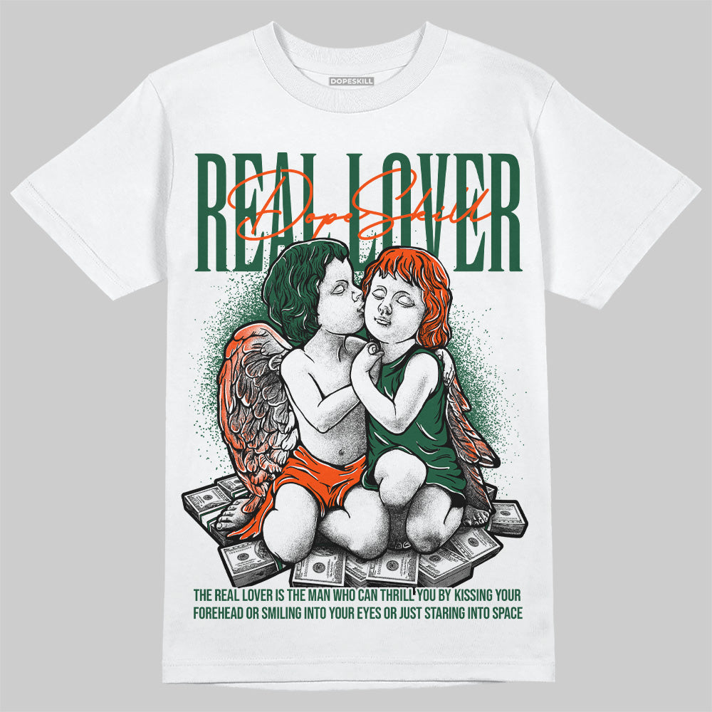 Dunk Low Team Dark Green Orange DopeSkill T-Shirt Real Lover Graphic