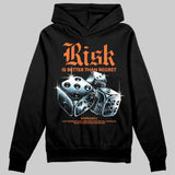 Orange 'Risk Is Better Than Regret' DopeSkill Graphic Hoodie