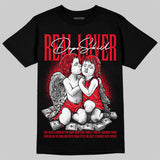 Red Thunder 4s DopeSkill T-shirt Real Lover Graphic
