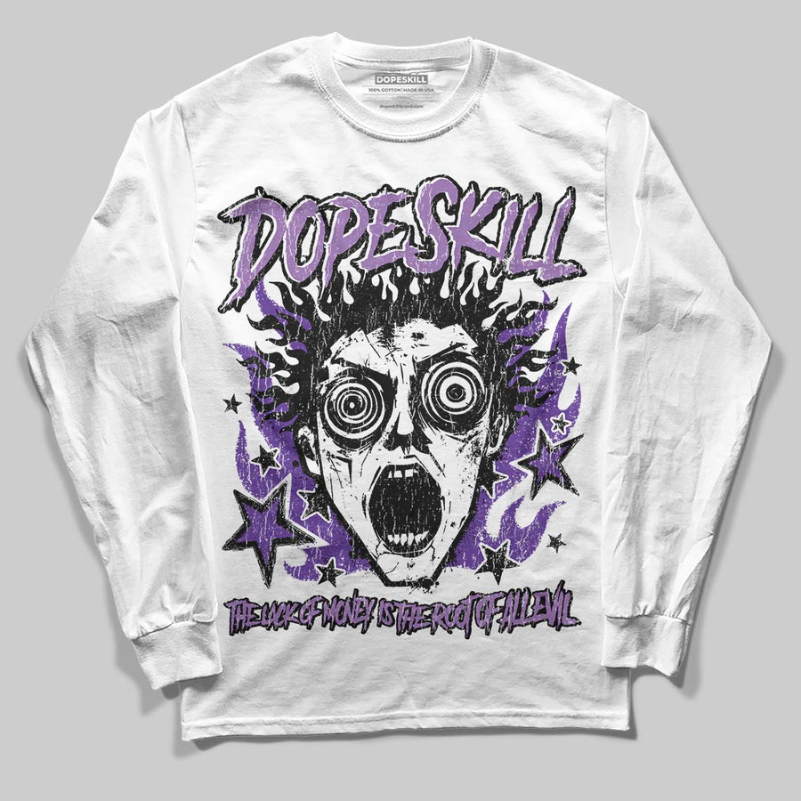 PURPLE Collection DopeSkill Long Sleeve T-Shirt Root of Evil Graphic