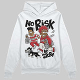 Flight Club 4s DopeSkill Hoodie Sweatshirt No Risk No Story Graphic