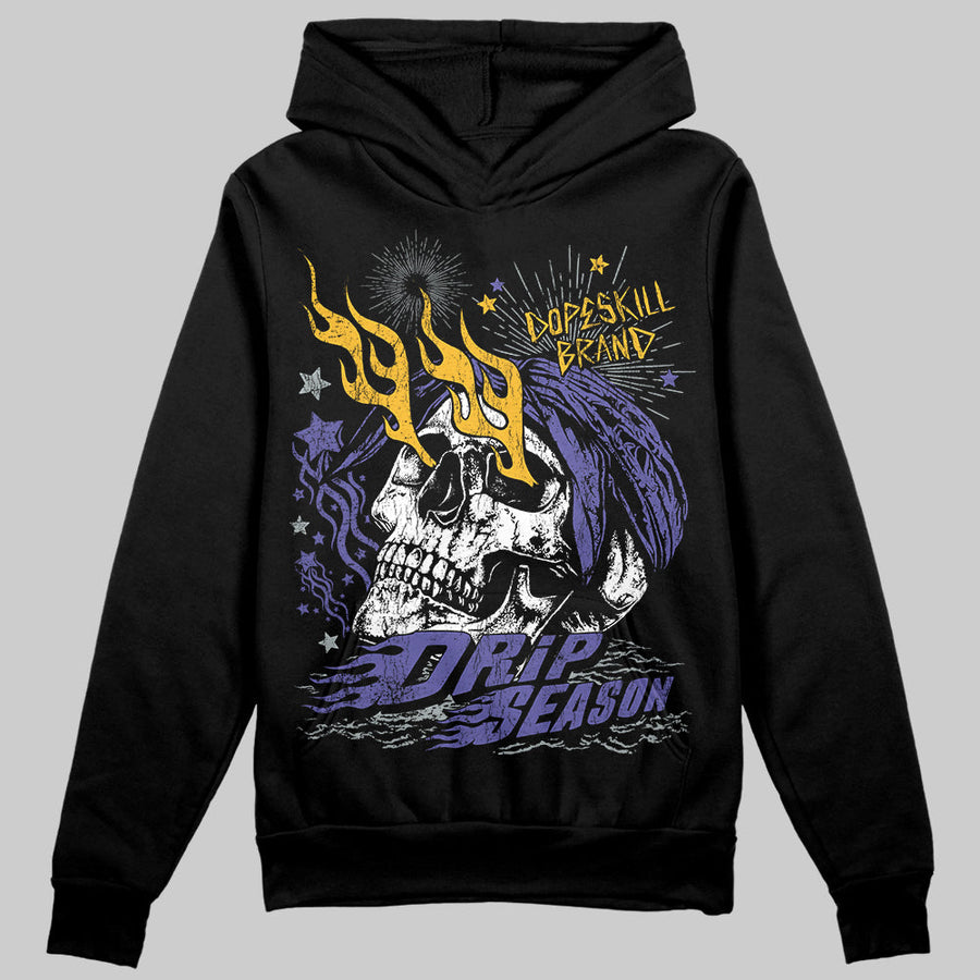 Lakers 4s DopeSkill Hoodie Sweatshirt Drip Season Graphic