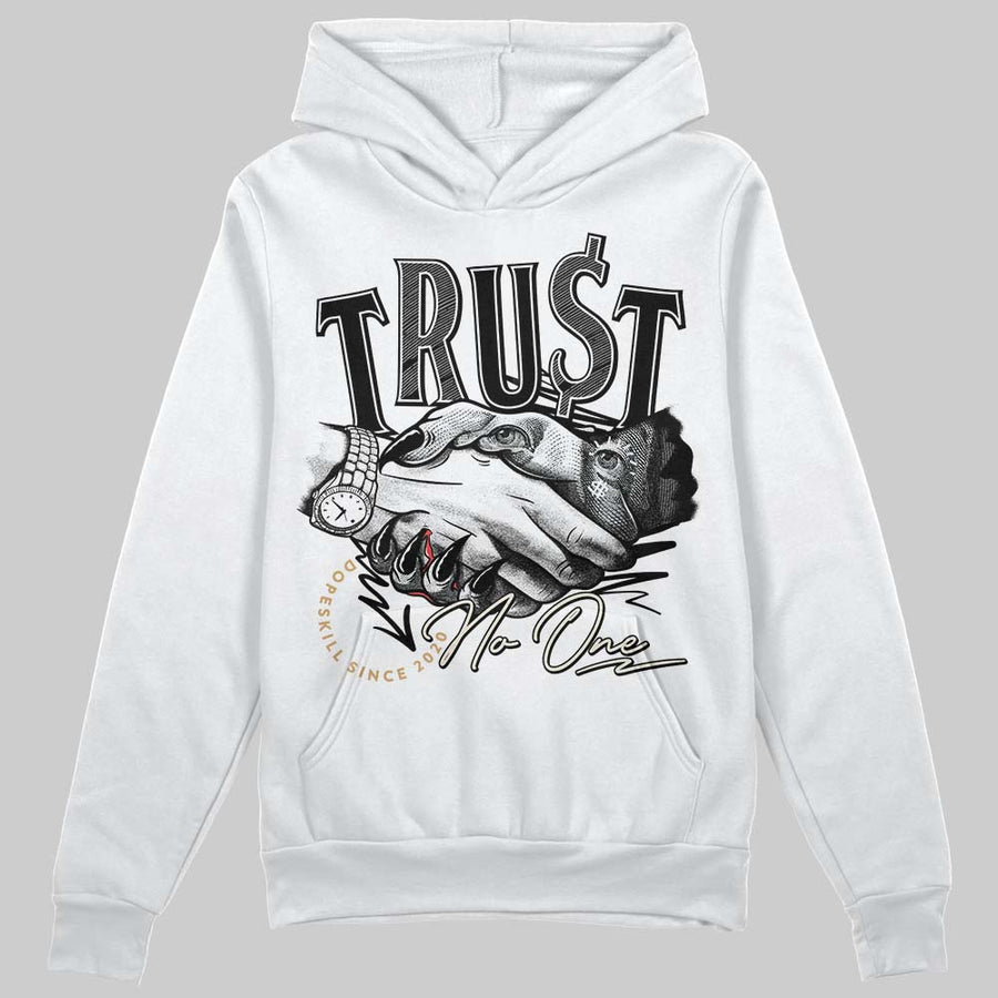 Reverse Metallic 5s DopeSkill Hoodie Sweatshirt Trust No One Graphic
