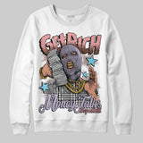 Harris Tweed x Denim Turquoise Dunk DopeSkill Sweatshirt Get Rich Graphic
