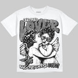 Black Cat 4s DopeSkill Oversize Print T-Shirt Real Ones Choose Loyalty Graphic