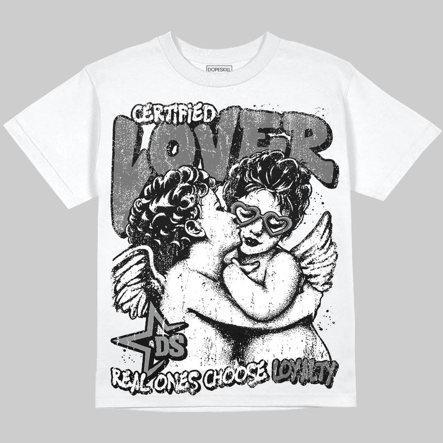 Black Cat 4s DopeSkill Oversize Print T-Shirt Real Ones Choose Loyalty Graphic
