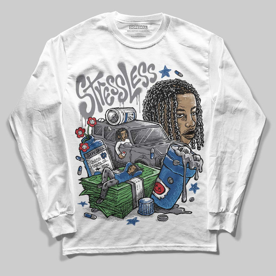 Flint Grey 9s DopeSkill Long Sleeve T-Shirt Stressless Graphic