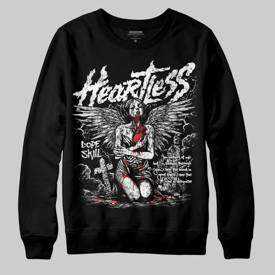Dunk Panda White Black DopeSkill Sweatshirt Heartless Graphic