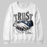 Flint Grey 9s DopeSkill Sweatshirt Trust No One Graphic