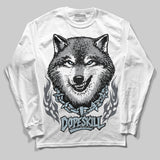 Wolf Grey 5s DopeSkill Long Sleeve T-Shirt Wolf Grey Graphic