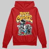 Red 'Paper Chaser Boy' DopeSkill Graphic Hoodie