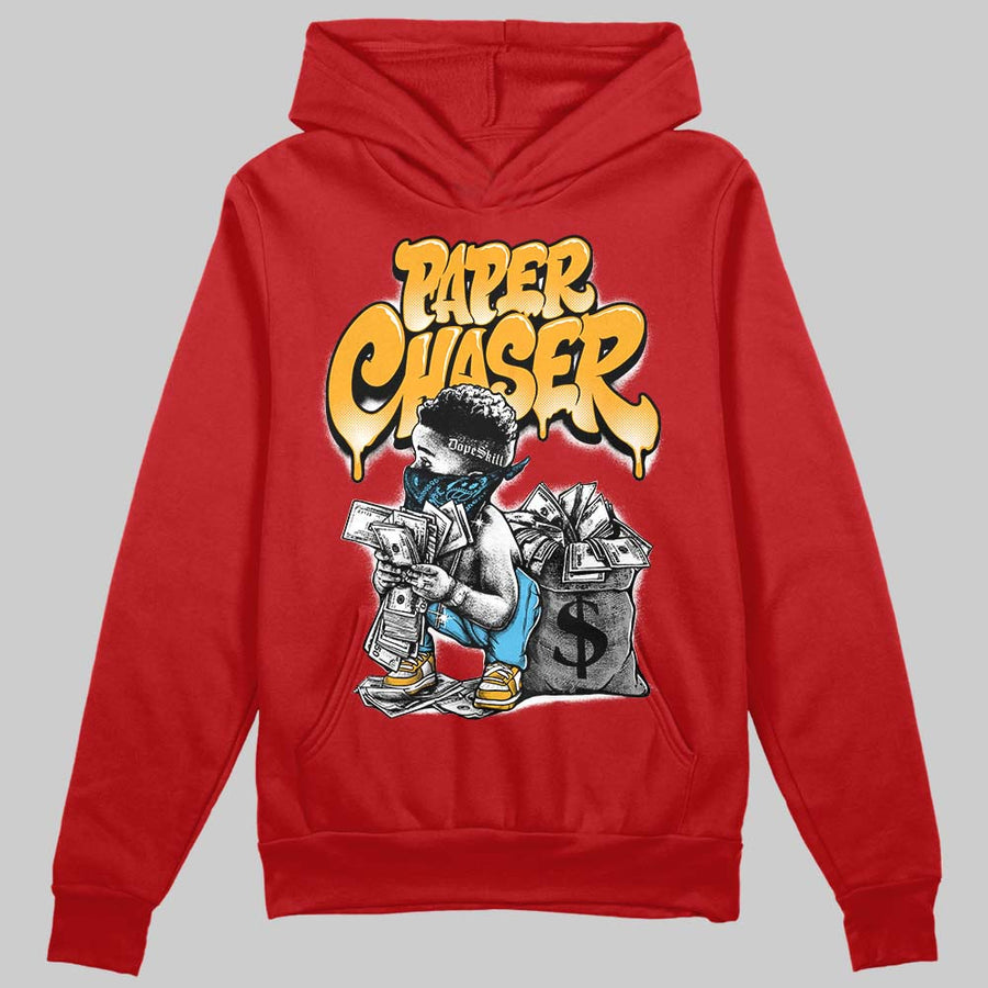 Red 'Paper Chaser Boy' DopeSkill Graphic Hoodie