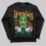 Green Collection DopeSkill Long Sleeve T-Shirt Drip Harder Graphic