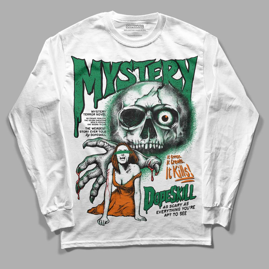 Green Collection DopeSkill Long Sleeve T-Shirt Mystery Ghostly Grasp Graphic