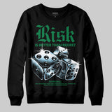 Green 'Risk Is Better Than Regret' DopeSkill Graphic Sweatshirt
