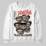 Reverse Infrared 6s DopeSkill Sweatshirt The Mouth With No Droughts Graphic
