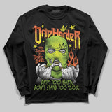 Neon Green Collection DopeSkill Long Sleeve T-Shirt Drip Harder Graphic