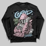 Medium Soft Pink 4s DopeSkill Long Sleeve T-Shirt Grind Pray Graphic