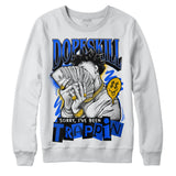 Royal Blue Collection DopeSkill Sweatshirt Sorry I've Been Trappin Graphic