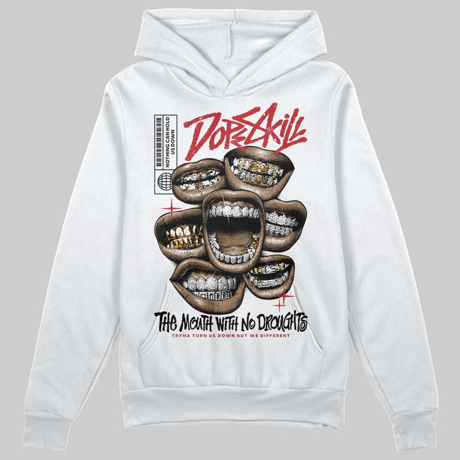 Flight Club 4s DopeSkill Hoodie Sweatshirt The Mouth With No Droughts Graphic