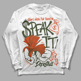 Olive Collection DopeSkill Long Sleeve T-Shirt Speak It Graphic