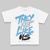 University Blue 14s DopeSkill Toddler Kids T-shirt They Not Like Us Graphic