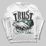 Green Glow 3s DopeSkill Long Sleeve T-Shirt Trust No One Graphic