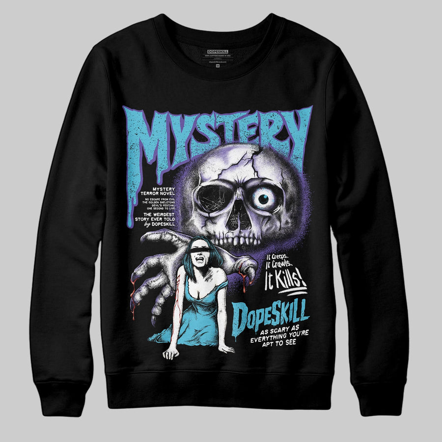 Aqua 8s DopeSkill Sweatshirt Mystery Ghostly Grasp Graphic