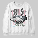 Medium Soft Pink 4s DopeSkill Sweatshirt Trust No One Graphic