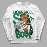 Green Collection DopeSkill Long Sleeve T-Shirt Stay It Busy Graphic
