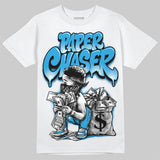 Military Blue 4s DopeSkill T-Shirt Paper Chaser Boy Graphic