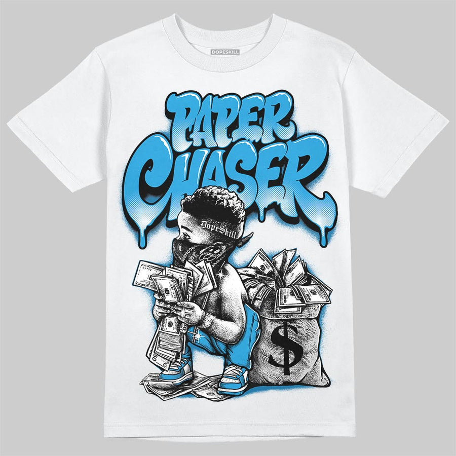 Military Blue 4s DopeSkill T-Shirt Paper Chaser Boy Graphic