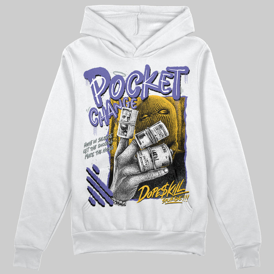 Lakers 4s DopeSkill Hoodie Sweatshirt Pocket Change Graphic