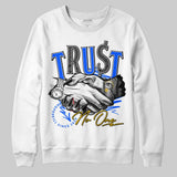 Royal Blue Collection DopeSkill Sweatshirt Trust No One Graphic