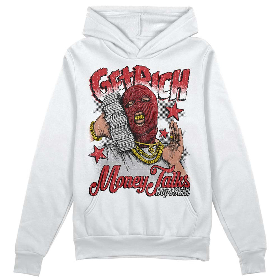 Red Taxi 12s DopeSkill Hoodie Sweatshirt Get Rich Graphic