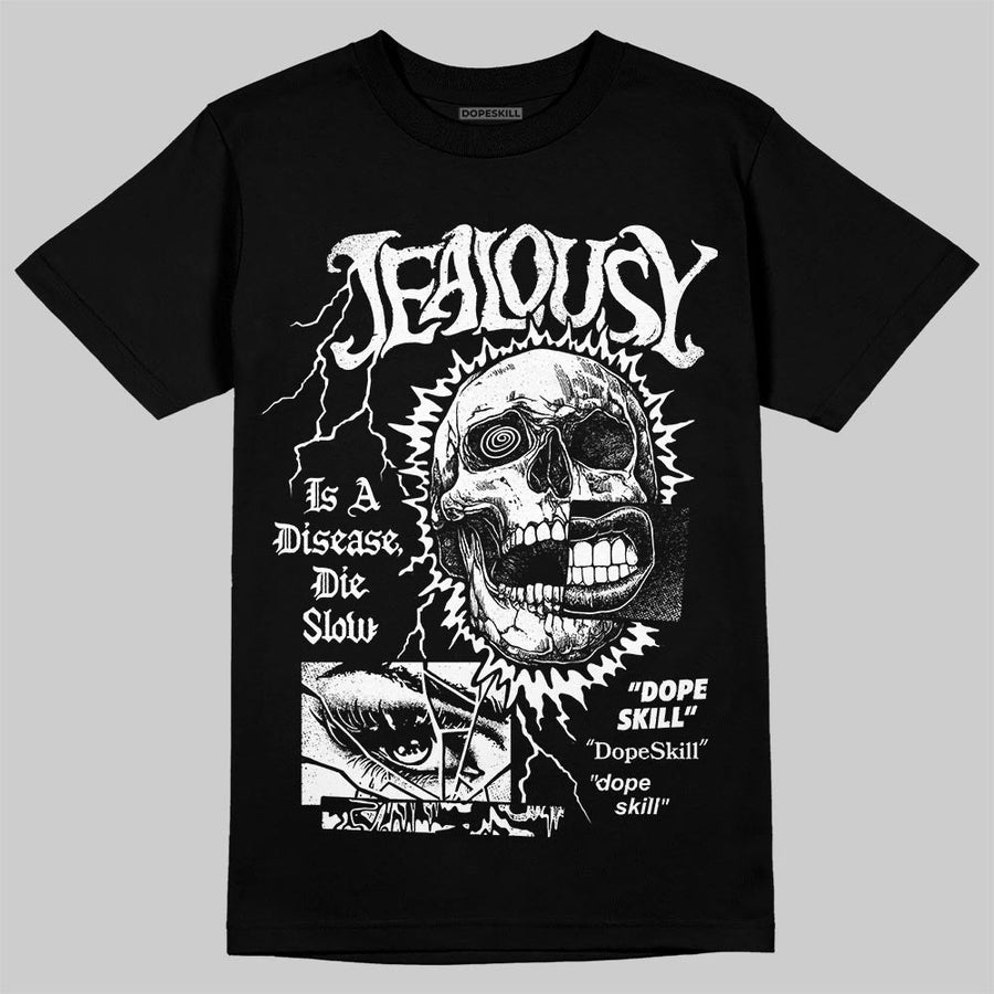 Black/White 'Jealousy' DopeSkill Graphic T-Shirt