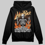 Orange 'Laid Back' DopeSkill Graphic Hoodie
