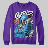 PURPLE 'Grind Pray' DopeSkill Graphic Sweatshirt
