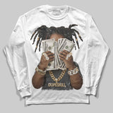 Black Cat 4s DopeSkill Long Sleeve T-Shirt Rich Youth Graphic