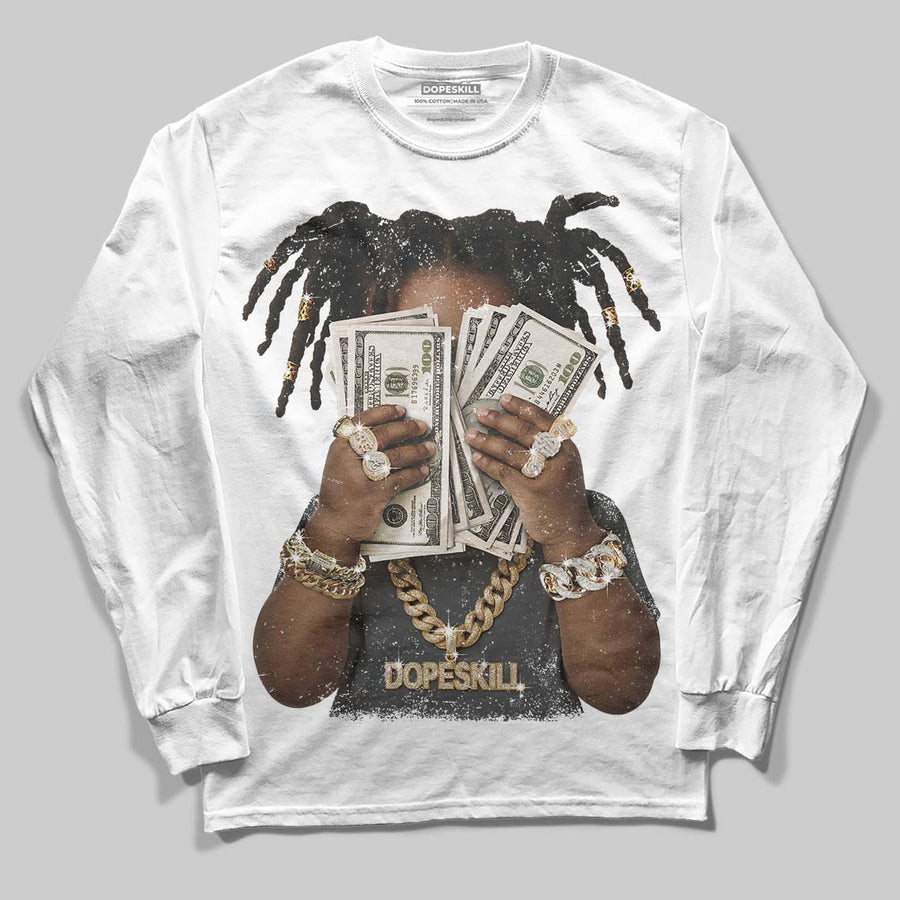 Black Cat 4s DopeSkill Long Sleeve T-Shirt Rich Youth Graphic