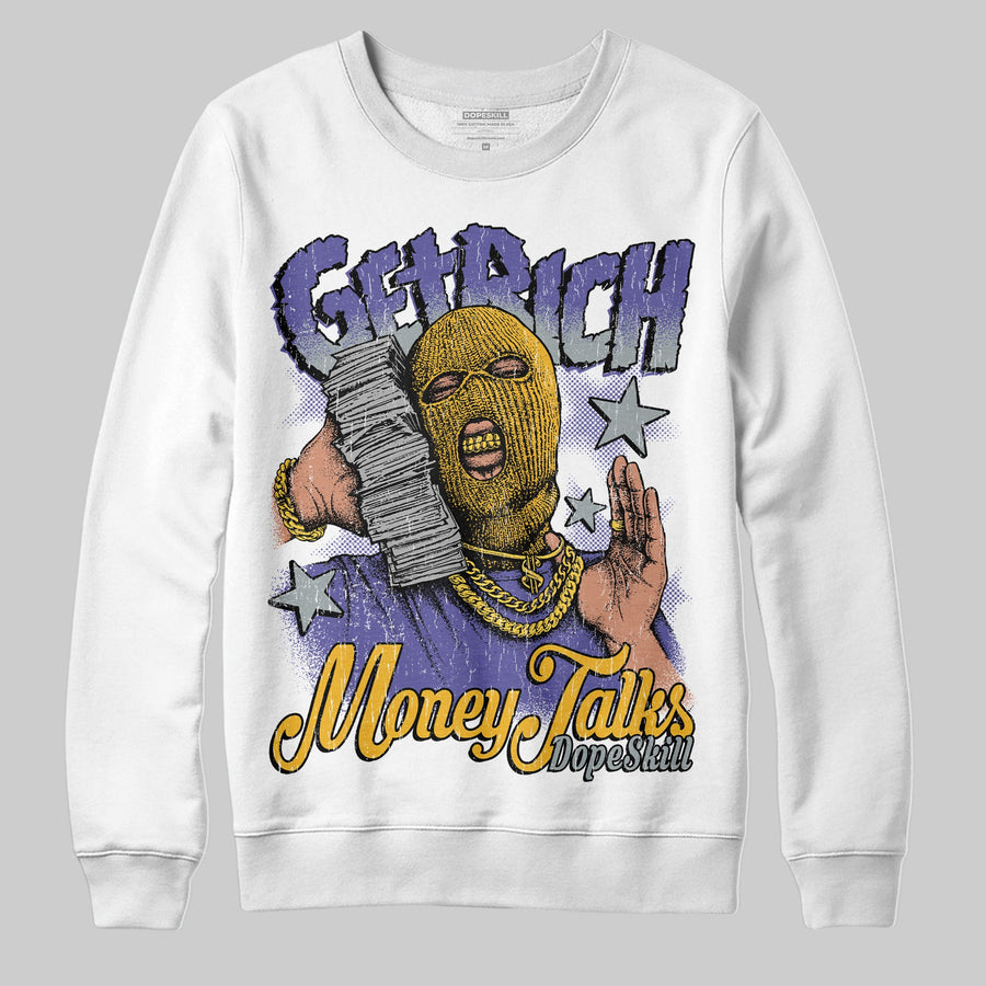 Lakers 4s DopeSkill Sweatshirt Get Rich Graphic