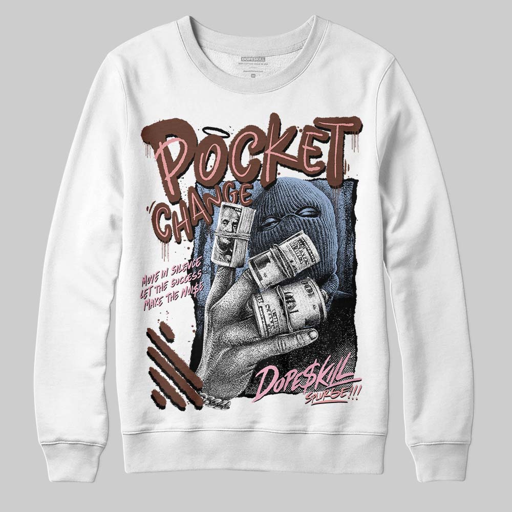 Harris Tweed x Denim Turquoise Dunk DopeSkill Sweatshirt Pocket Change Graphic
