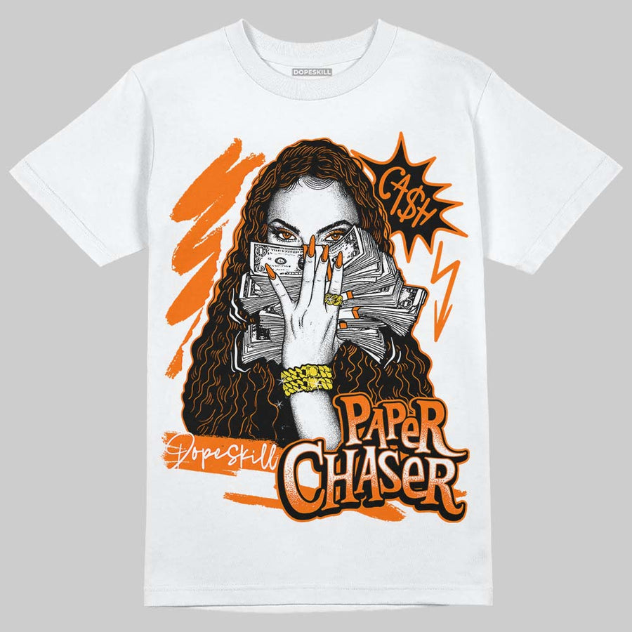 Orange Black White DopeSkill T-Shirt NPC Graphic