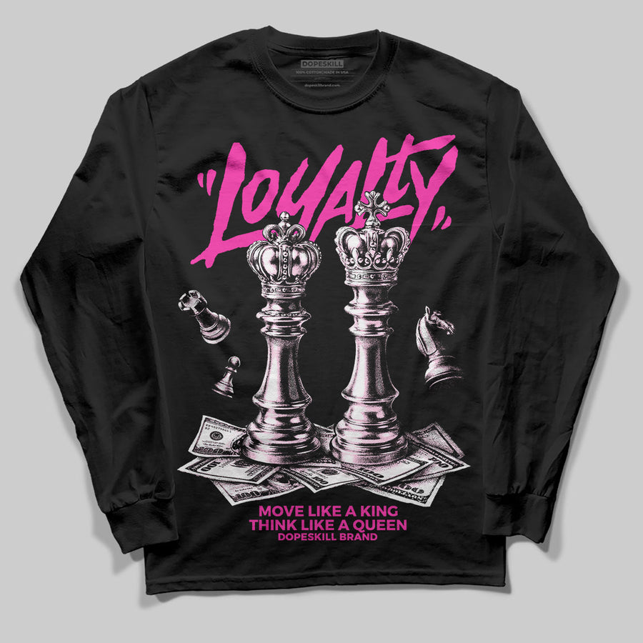 Pink 'Loyalty' DopeSkill Graphic Long Sleeve T-Shirt