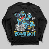 Gamma 11s DopeSkill Long Sleeve T-Shirt Born To Be Rich Graphic