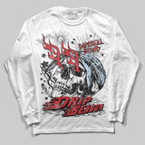 Fire Red “Black Tongue” 5s DopeSkill Long Sleeve T-Shirt Drip Season Graphic
