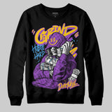 PURPLE 'Grind Pray' DopeSkill Graphic Sweatshirt