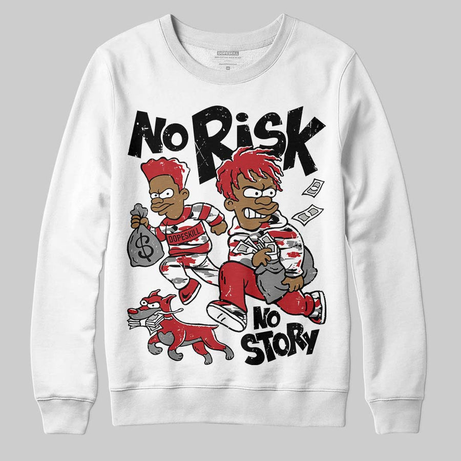 Bugs Bunny 8s DopeSkill Sweatshirt No Risk No Story Graphic