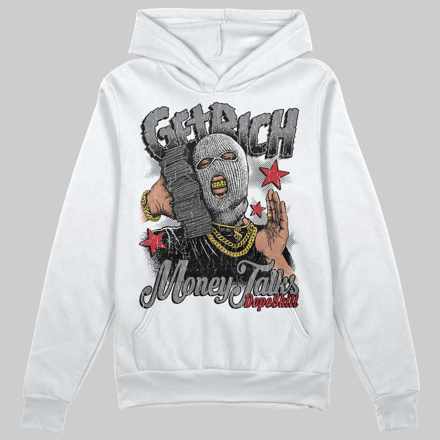 Black Cat 4s DopeSkill Hoodie Sweatshirt Get Rich Graphic
